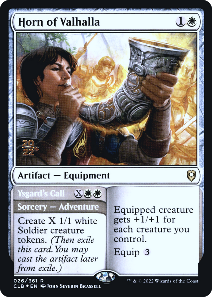 Image of Horn of Valhalla (PRE-026) - Battle for Baldur's Gate Promos Foil