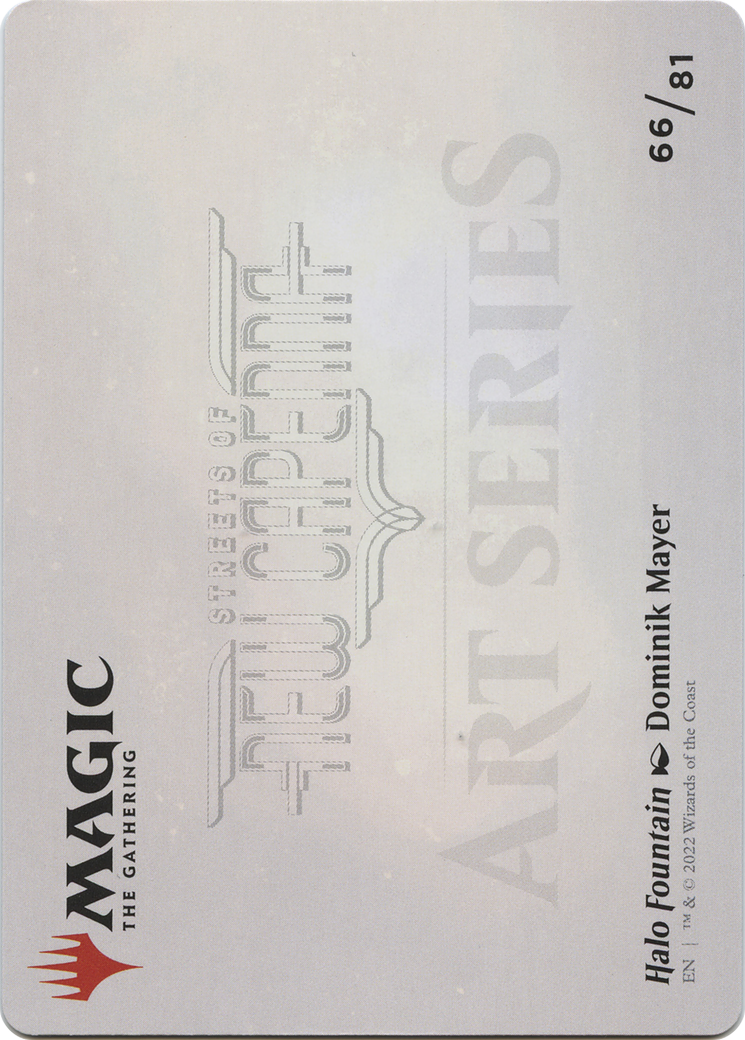 Image of Halo Fountain // Halo Fountain (ASNC-066) - New Capenna Art Series (Borderless) Foil