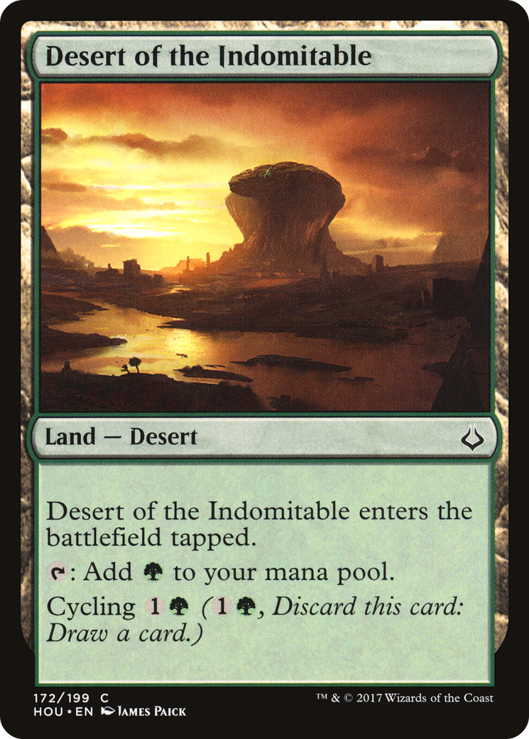 Image of Desert of the Indomitable (HOU-172) - Hour of Devastation Foil