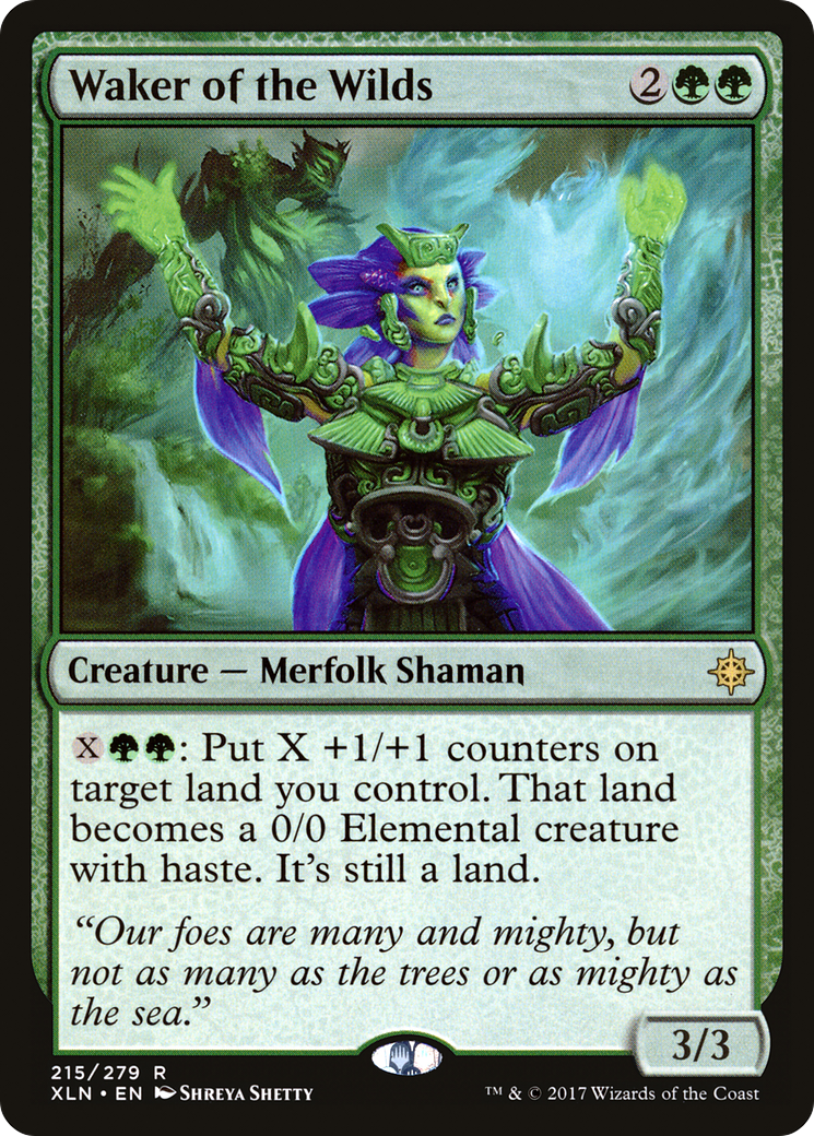 Image of Waker of the Wilds (XLN-215) - Ixalan Foil