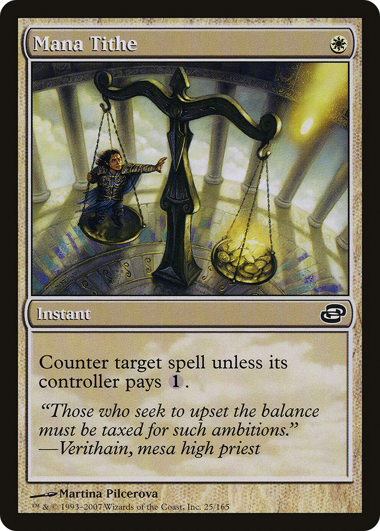 Image of Mana Tithe (PLC-025) - Planar Chaos: (colorshifted) Foil