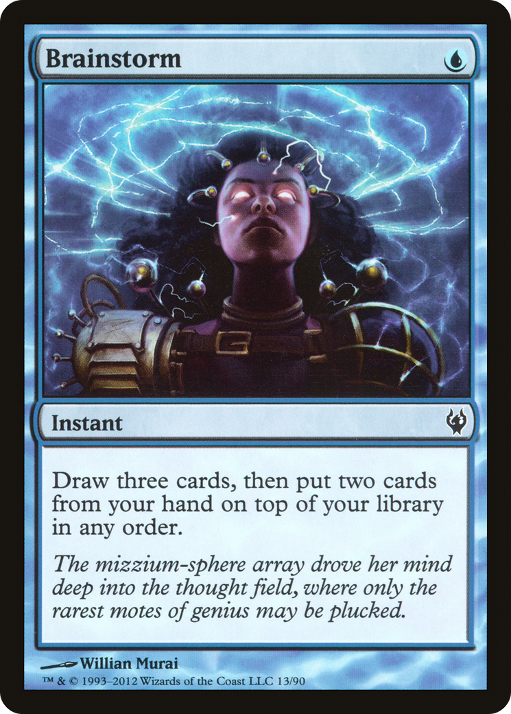 Image of Brainstorm (DDJ-013) - Duel Decks: Izzet vs. Golgari