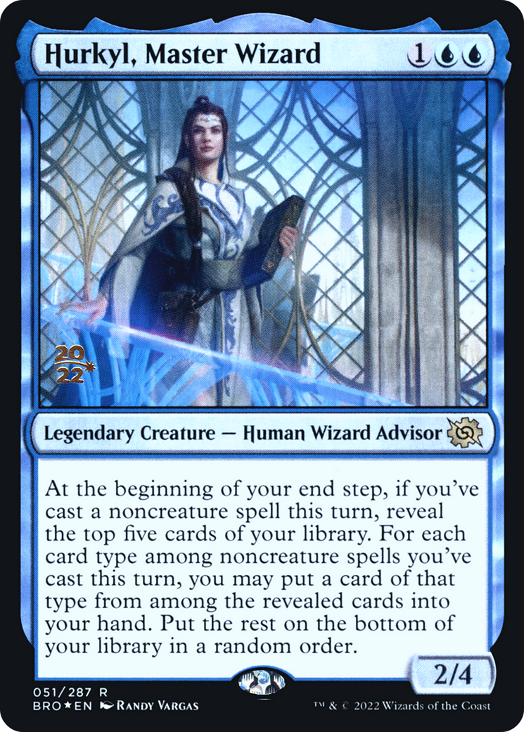 Image of Hurkyl, Master Wizard (PRE-051) - The Brothers' War Promos Foil