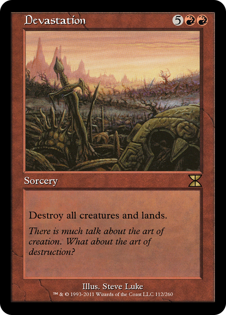 Image of Devastation (ME4-112) - Masters Edition IV Foil