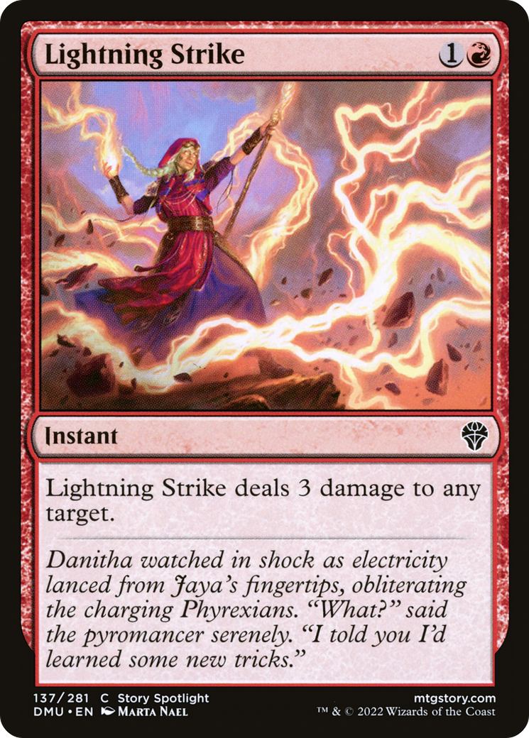 Image of Lightning Strike (DMU-137) - Dominaria United