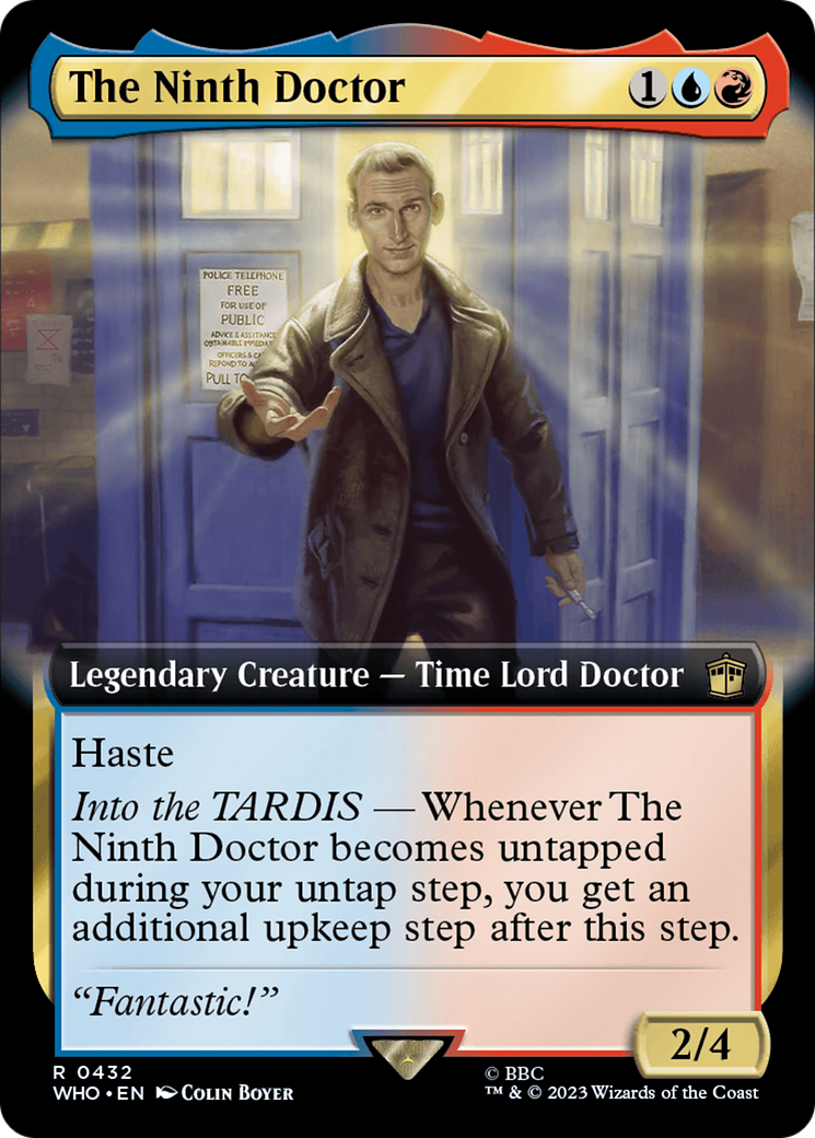 Image of The Ninth Doctor (Extended Art) (WHO-432) - Doctor Who: (Extended Art)