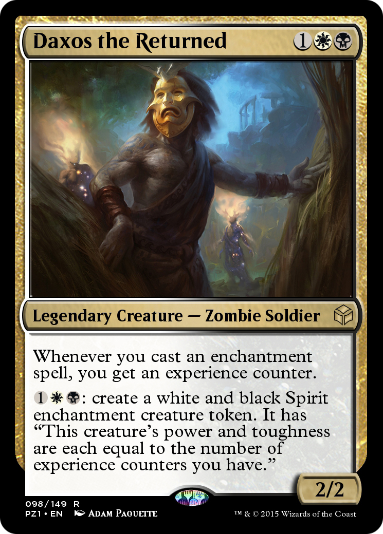 Image of Daxos the Returned (PZ1-098) - Legendary Cube Prize Pack Foil