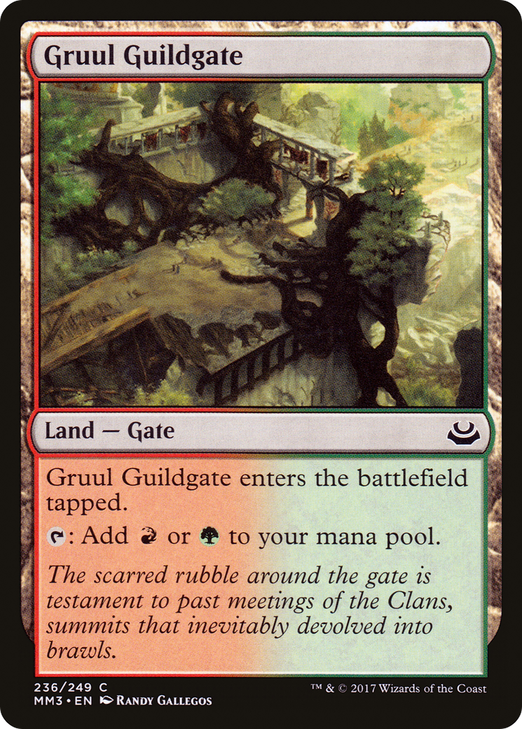 Image of Gruul Guildgate (MM3-236) - Modern Masters 2017 Foil