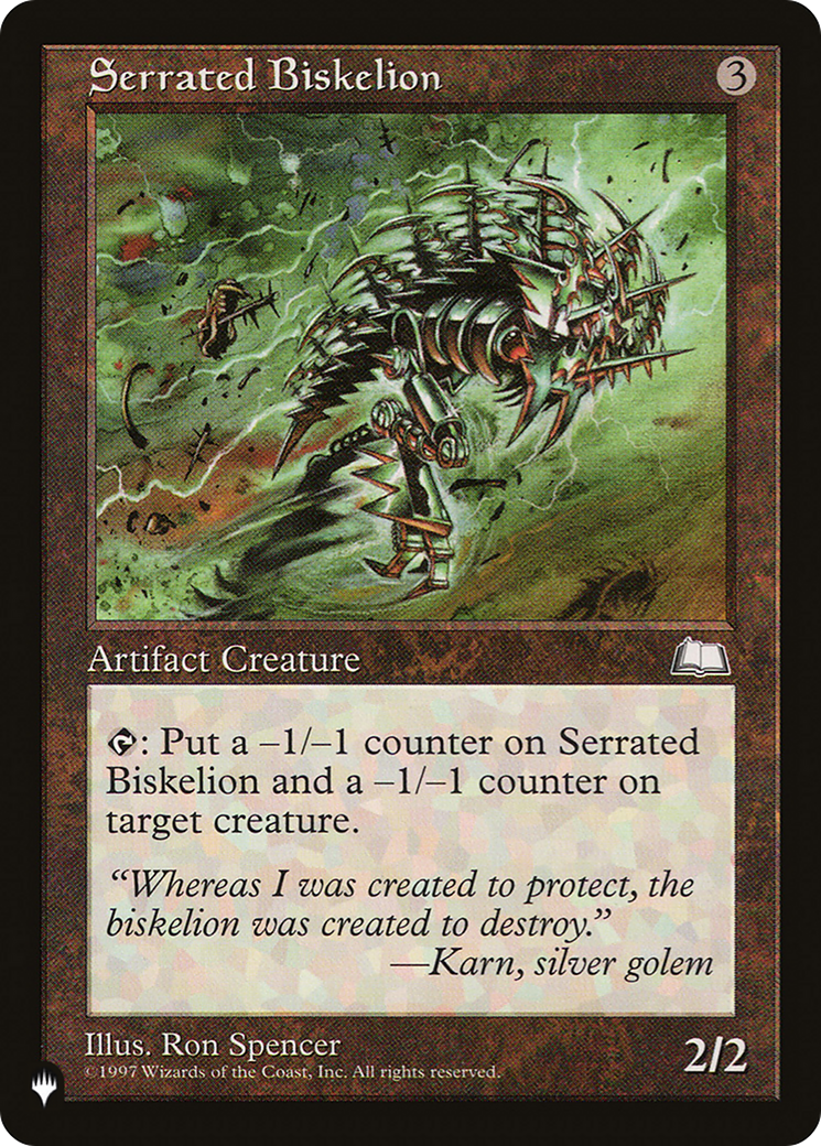 Image of Serrated Biskelion (LIST-WTH-156) - The List