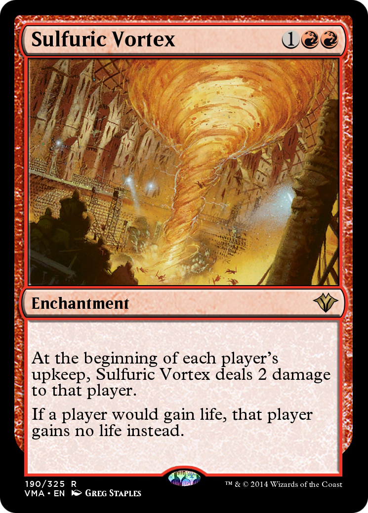 Image of Sulfuric Vortex (VMA-190) - Vintage Masters Foil