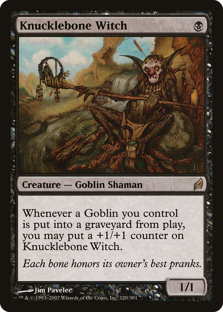 Image of Knucklebone Witch (LRW-120) - Lorwyn