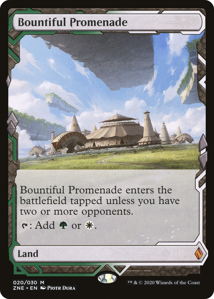 Image of Bountiful Promenade (ZNE-020) - Zendikar Rising Expeditions