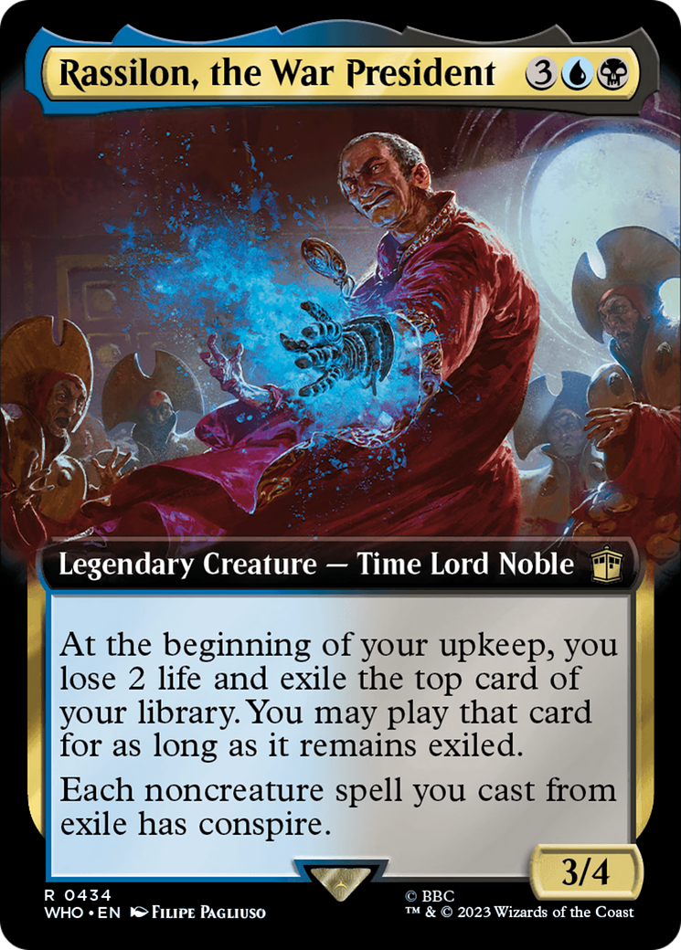 Image of Rassilon, the War President (Extended Art) (WHO-434) - Doctor Who: (Extended Art)