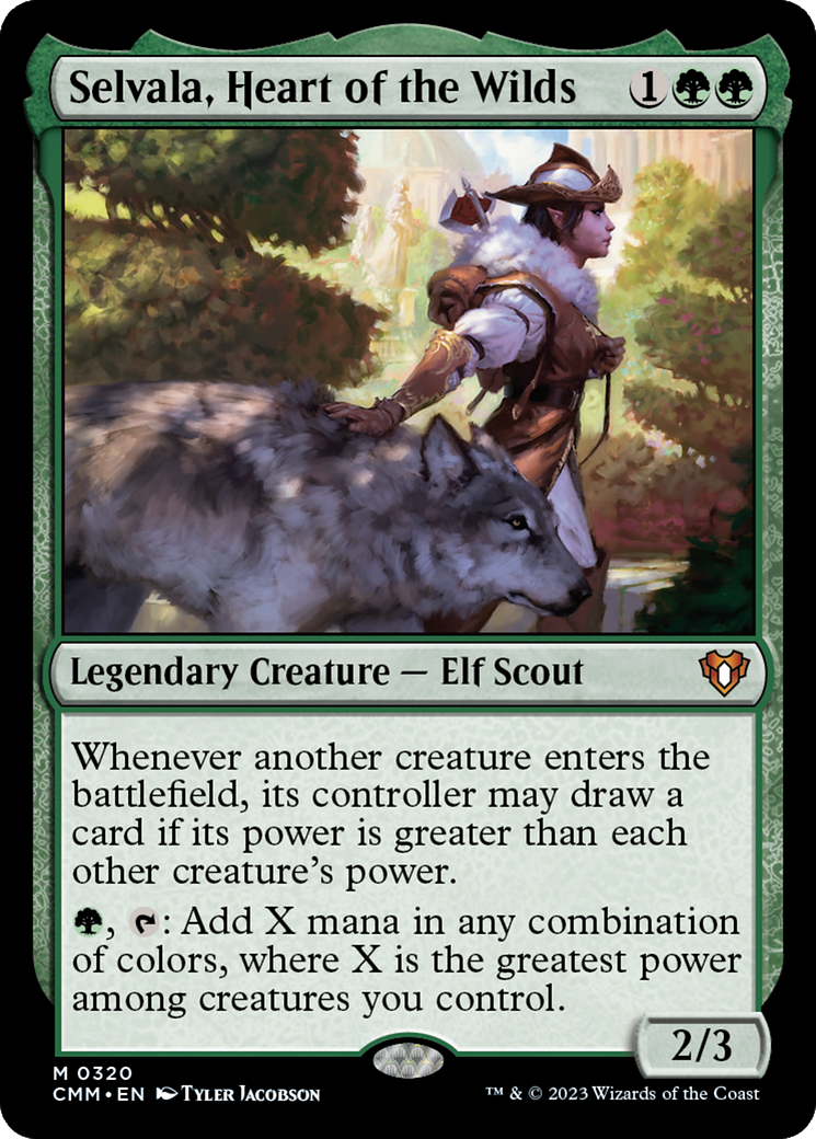 Image of Selvala, Heart of the Wilds (CMM-320) - Commander Masters