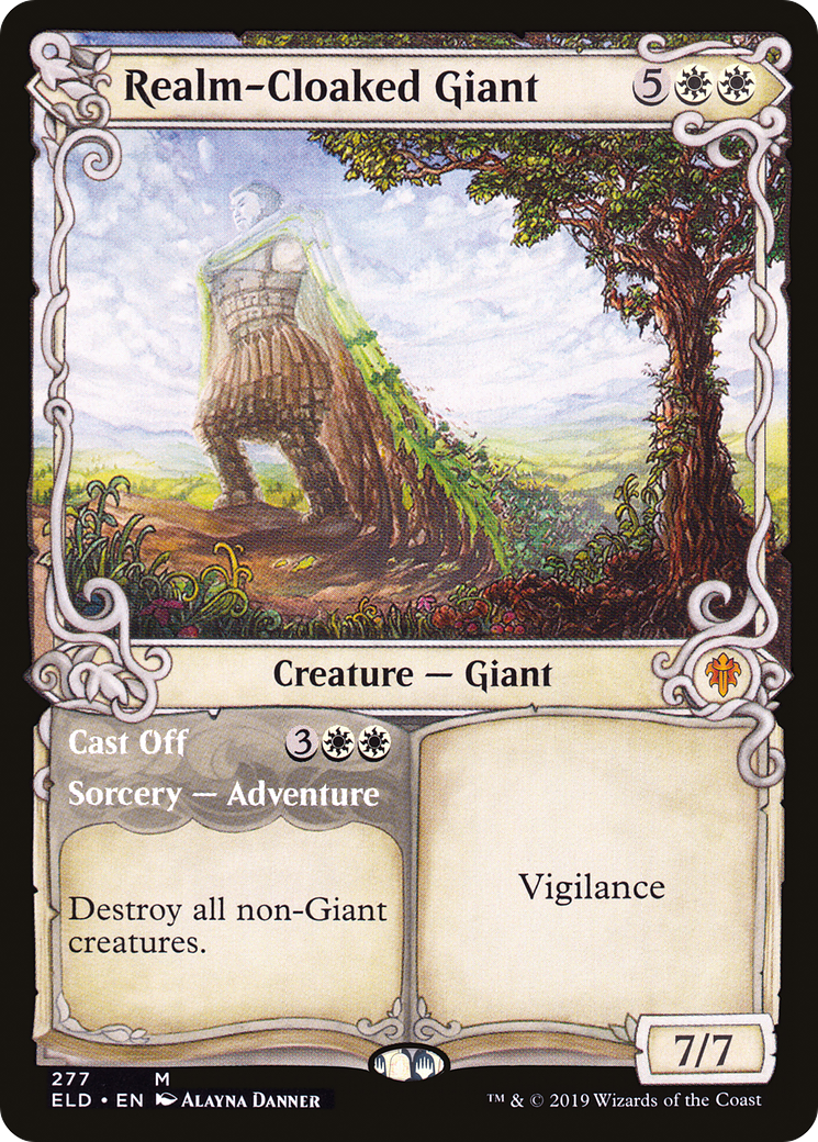 Image of Realm-Cloaked Giant (Showcase) (ELD-277) - Throne of Eldraine: (Showcase) Foil