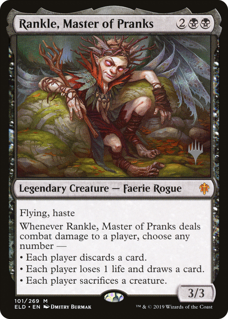 Image of Rankle, Master of Pranks (PPELD-101) - Throne of Eldraine Promos