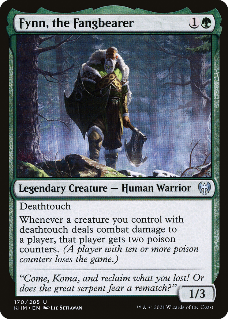 Image of Fynn, the Fangbearer (KHM-170) - Kaldheim