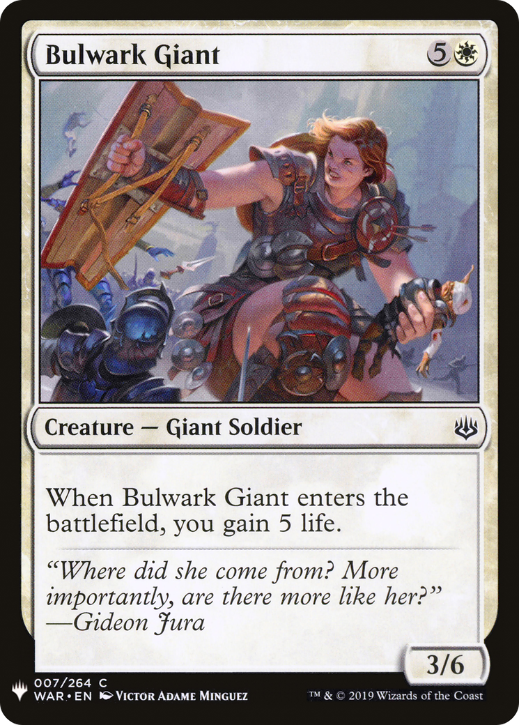 Image of Bulwark Giant (LIST-WAR-7) - The List