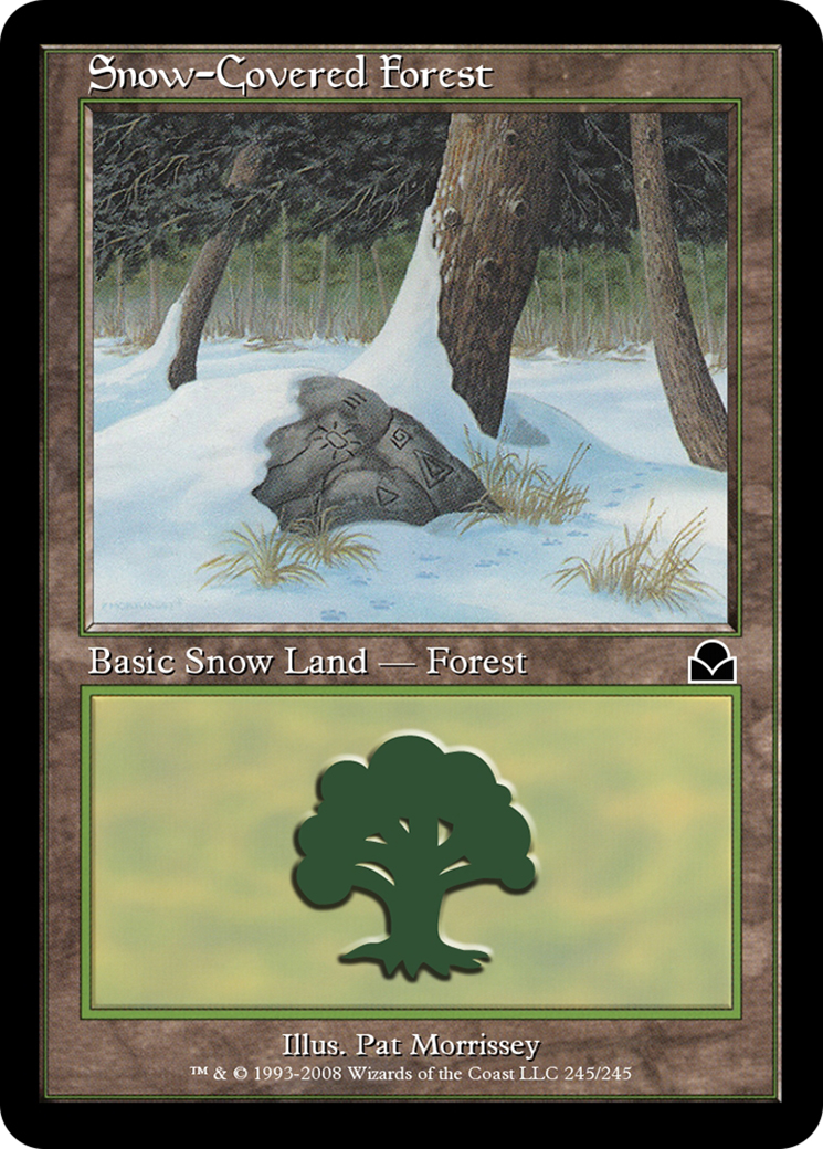Image of Snow-Covered Forest (ME2-245) - Masters Edition II Foil