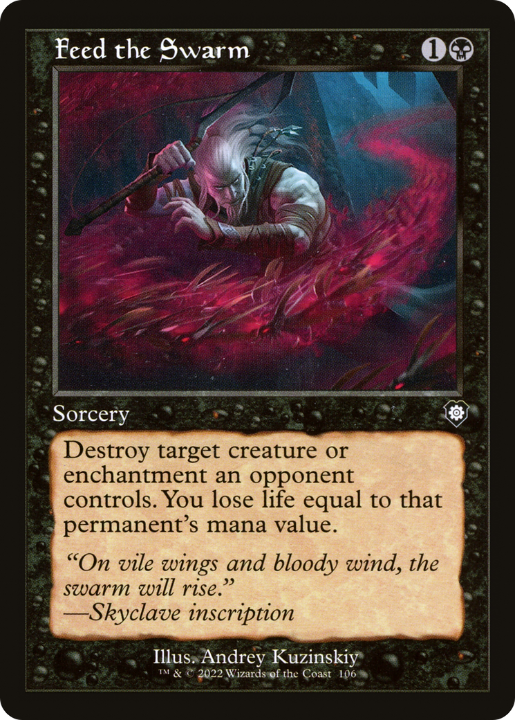Image of Feed the Swarm (Retro Frame) (BRC-106) - The Brothers' War Commander