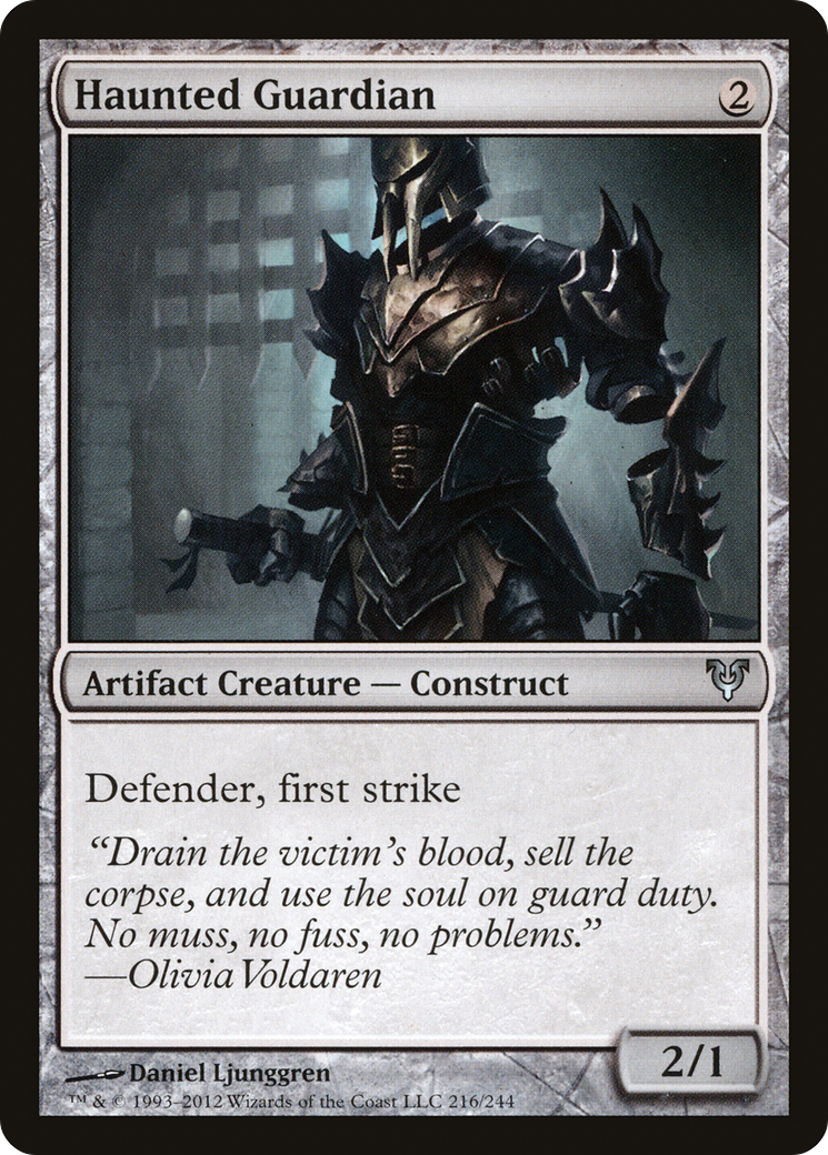 Image of Haunted Guardian (AVR-216) - Avacyn Restored Foil
