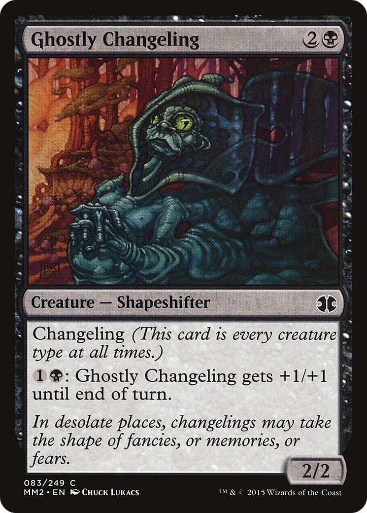 Image of Ghostly Changeling (MM2-083) - Modern Masters 2015 Foil