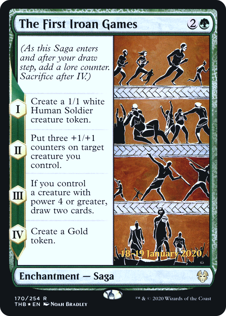 Image of The First Iroan Games (PRE-170S) - Theros Beyond Death Promos Foil