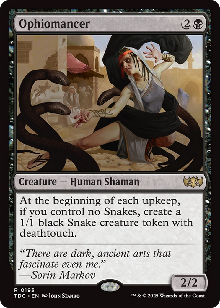 Image of Ophiomancer (TDC-193) - Commander: Tarkir: Dragonstorm