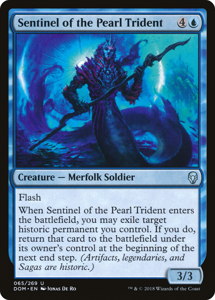 Image of Sentinel of the Pearl Trident (DOM-065) - Dominaria