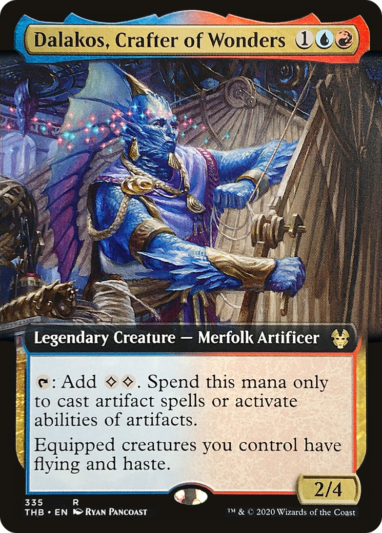 Image of Dalakos, Crafter of Wonders (Extended Art) (THB-335) - Theros Beyond Death: (Extended Art) Foil