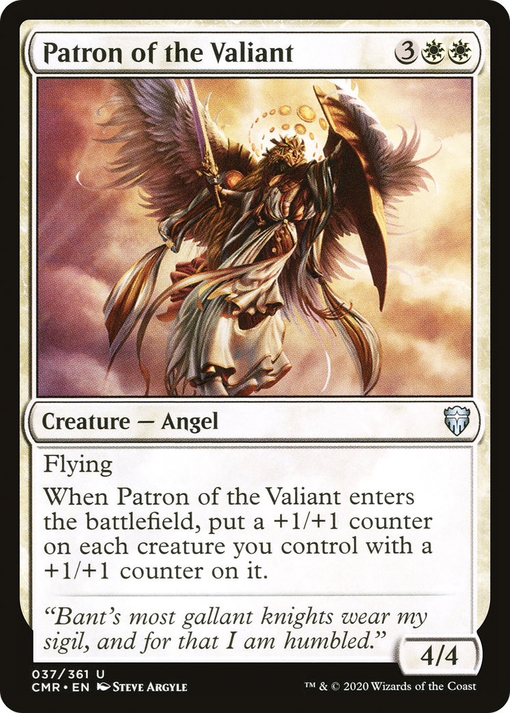 Image of Patron of the Valiant (CMR-037) - Commander Legends