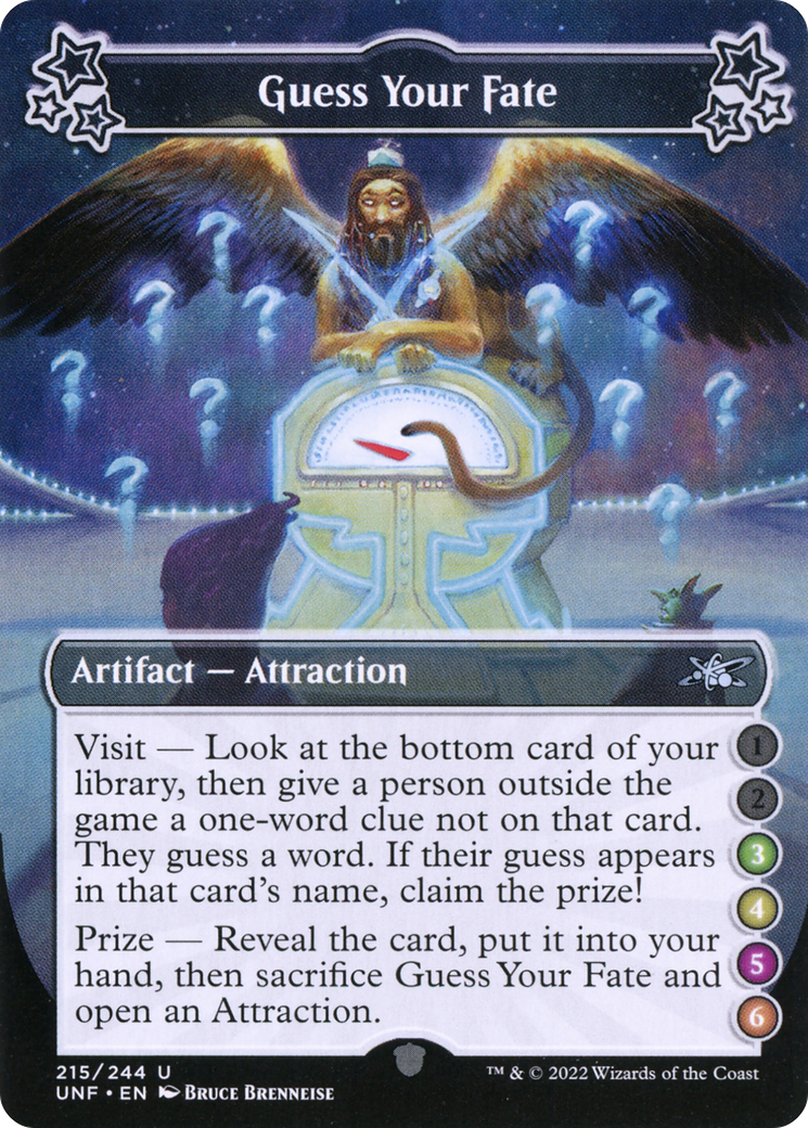 Image of Guess Your Fate (3-4-5-6) (UNF-215) - Unfinity