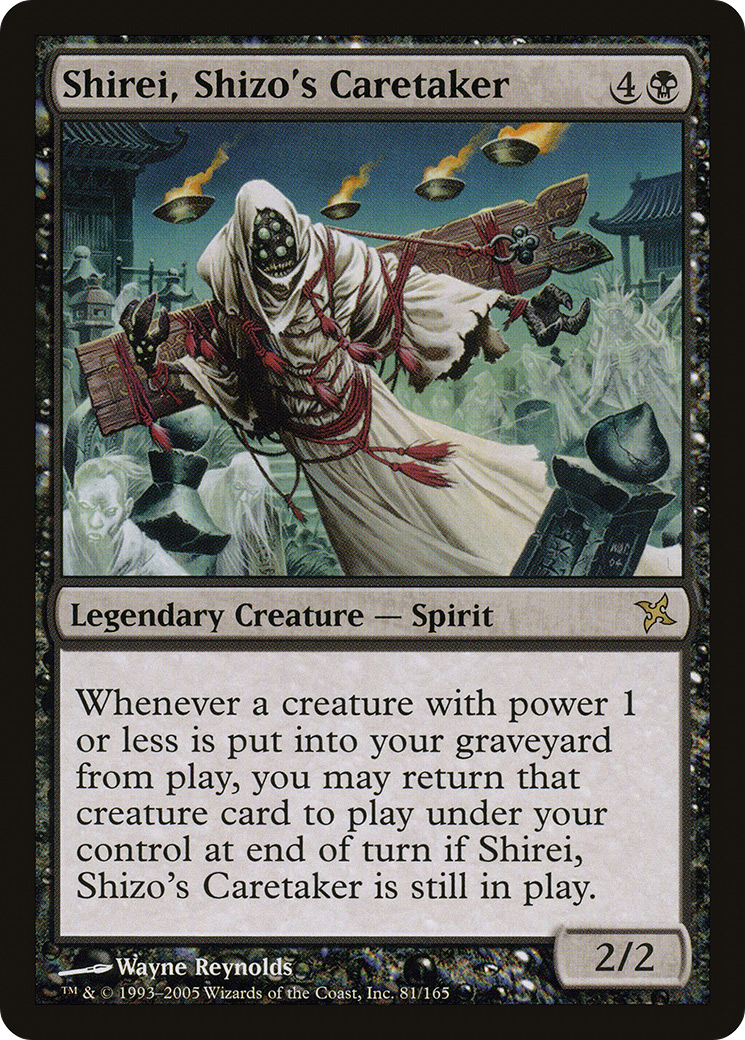 Image of Shirei, Shizo's Caretaker (BOK-081) - Betrayers of Kamigawa Foil