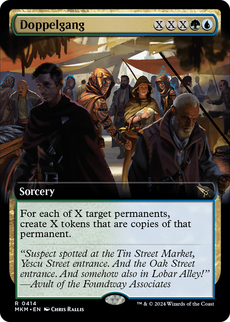 Image of Doppelgang (Extended Art) (MKM-414) - Murders at Karlov Manor: (Extended Art) Foil