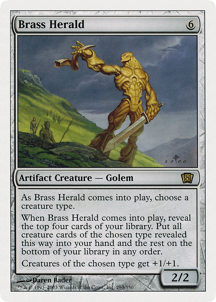 Image of Brass Herald (8ED-293) - 8th Edition