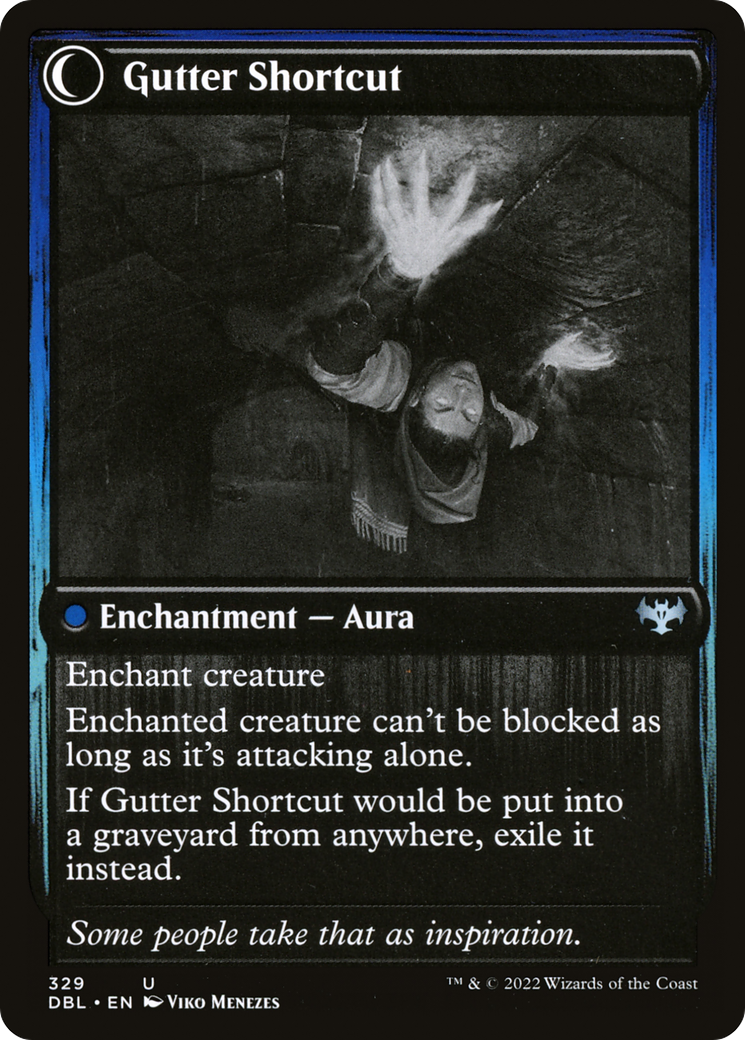Image of Gutter Skulker (DBL-329) - Innistrad: Double Feature: (Double Faced Transform)