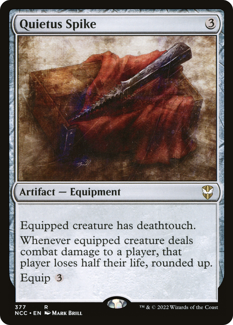 Image of Quietus Spike (NCC-377) - New Capenna Commander
