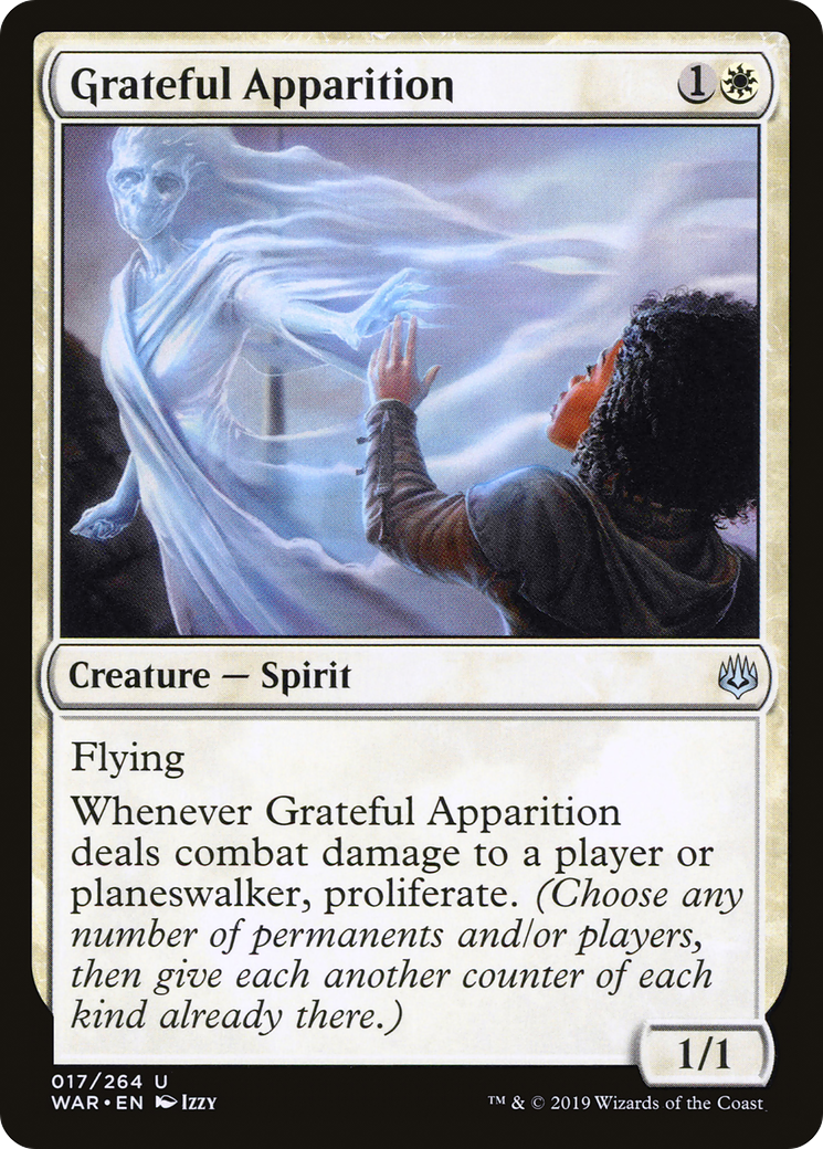 Image of Grateful Apparition (WAR-017) - War of the Spark