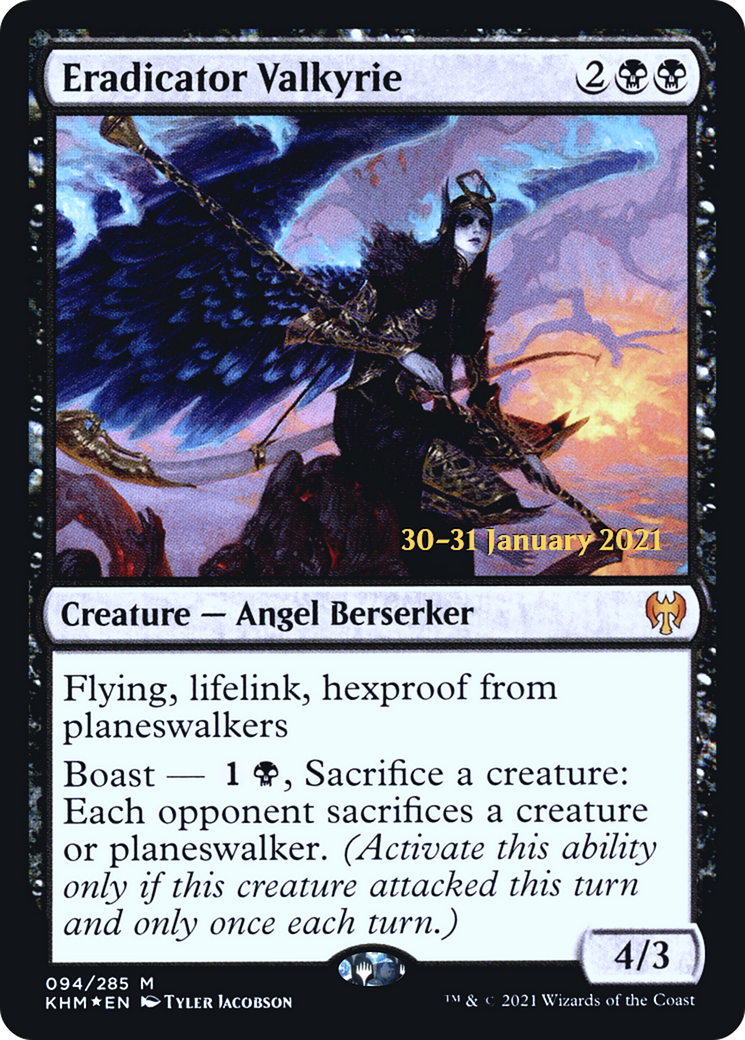Image of Eradicator Valkyrie (PRE-094) - Kaldheim Promos Foil