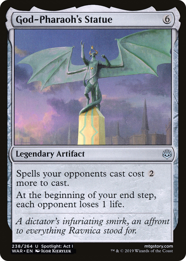 Image of God-Pharaoh's Statue (WAR-238) - War of the Spark Foil