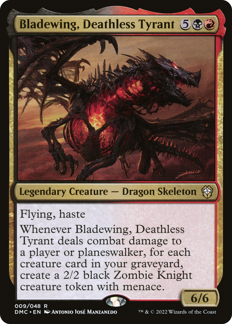 Image of Bladewing, Deathless Tyrant (DMC-009) - Dominaria United Commander