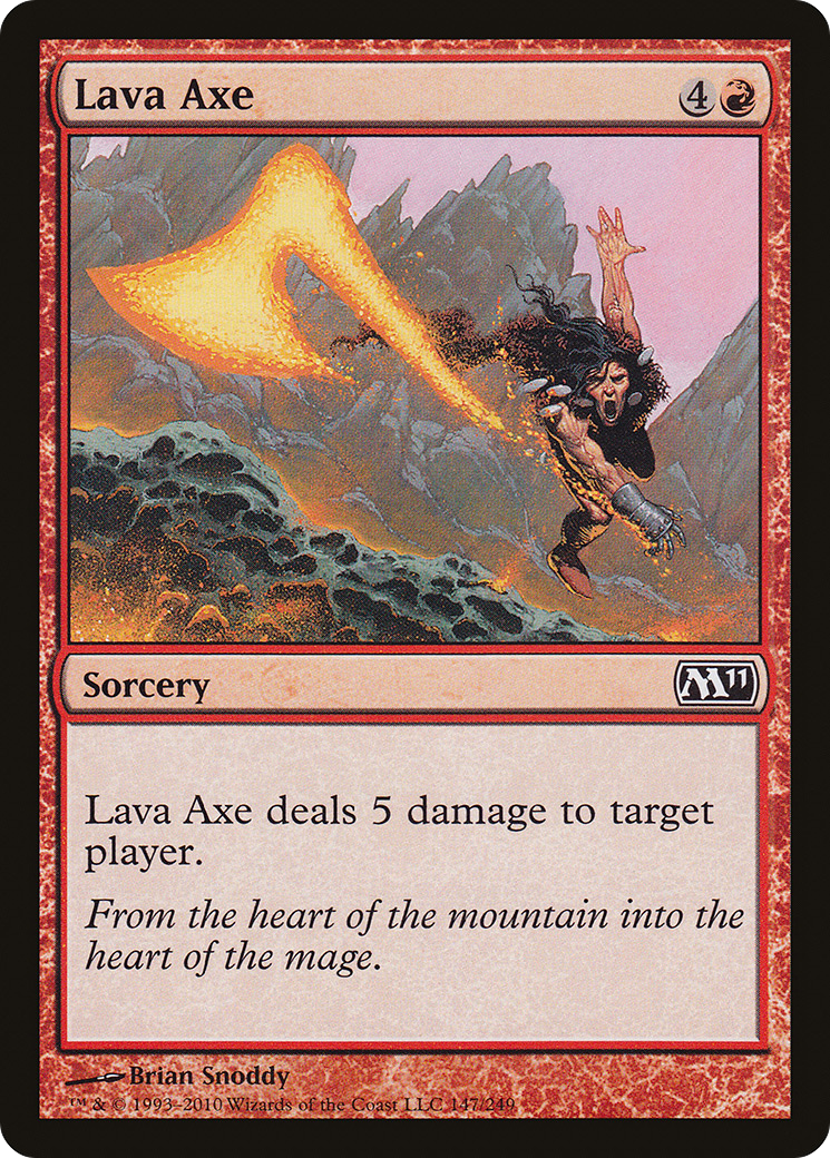 Image of Lava Axe (M11-147) - Magic 2011 Foil