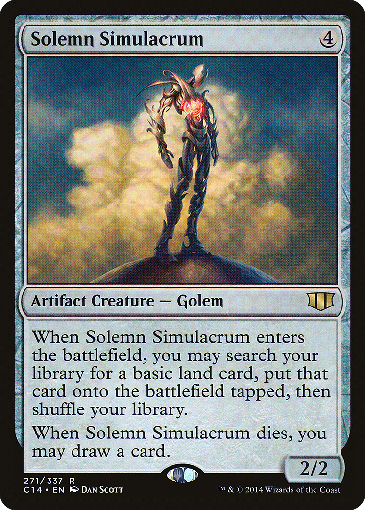 Image of Solemn Simulacrum (C14-271) - Commander 2014