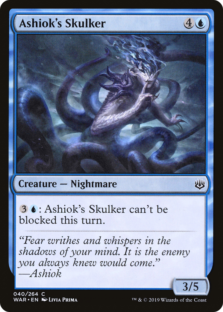 Image of Ashiok's Skulker (WAR-040) - War of the Spark Foil
