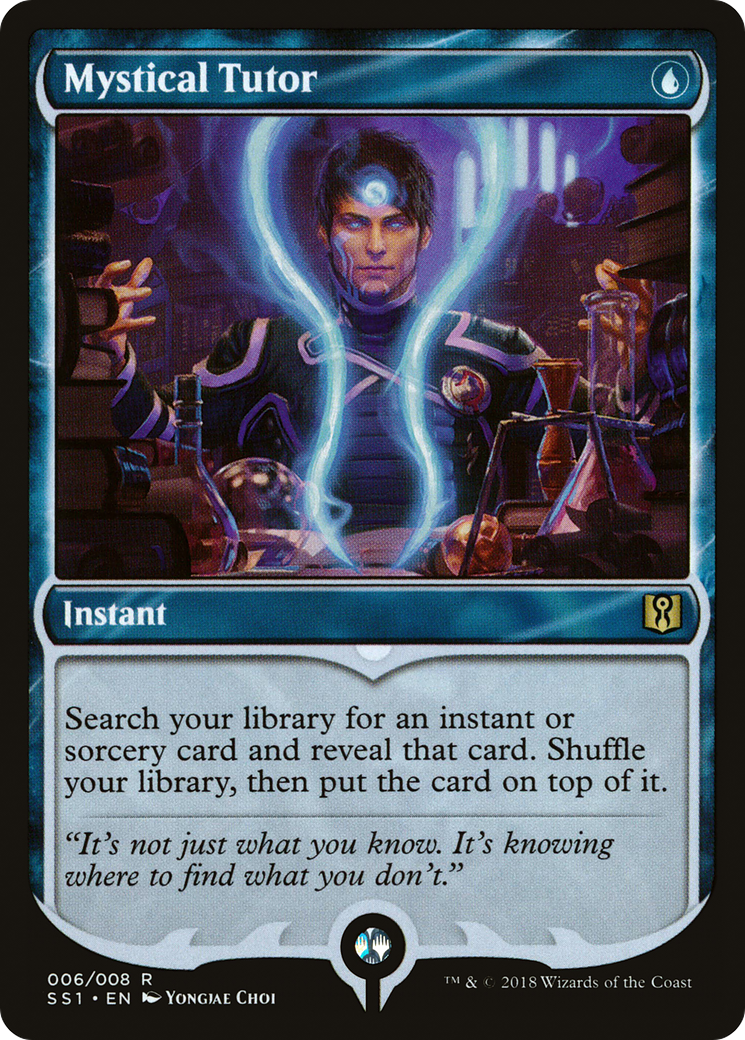 Image of Mystical Tutor (SS1-006) - Signature Spellbook: Jace Foil