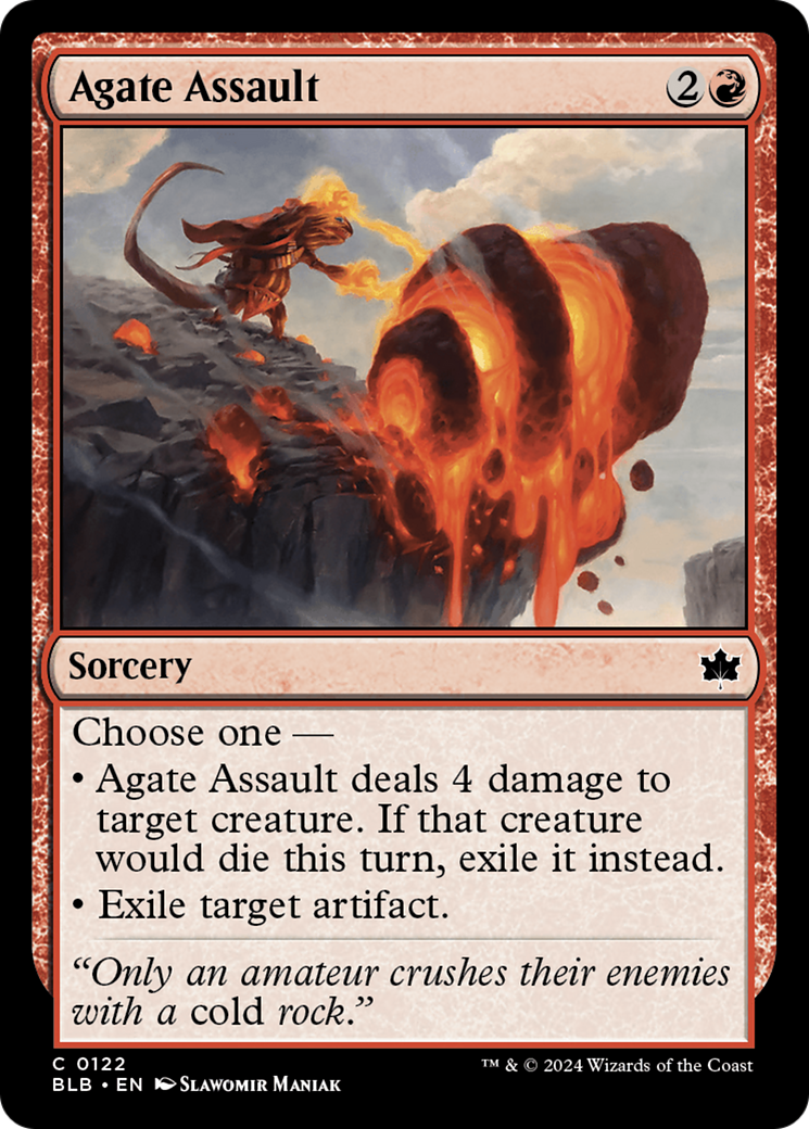 Image of Agate Assault (BLB-122) - Bloomburrow