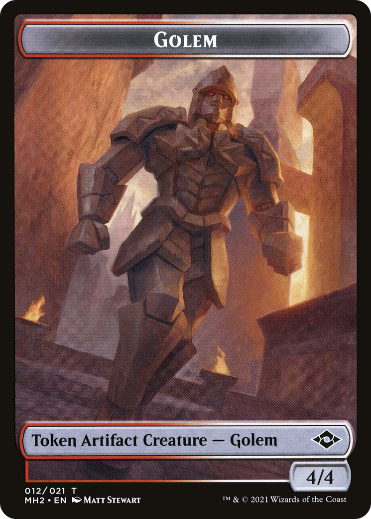 Image of Golem (TMH2-012) - Modern Horizons 2 Tokens