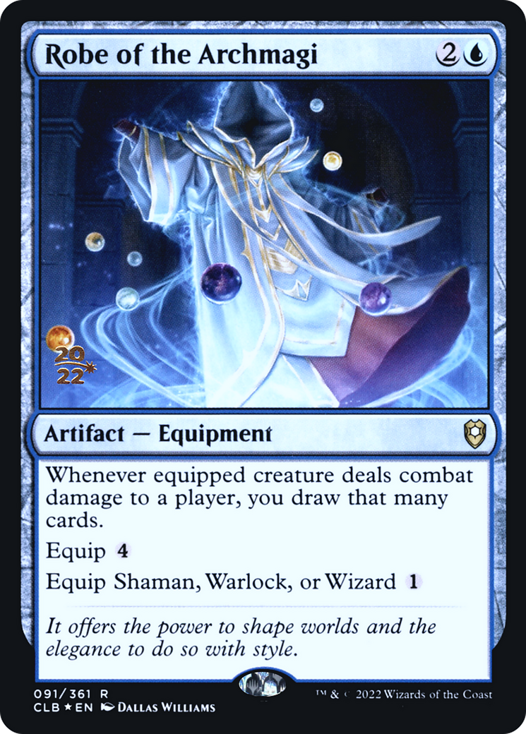Image of Robe of the Archmagi (PRE-091) - Battle for Baldur's Gate Promos Foil