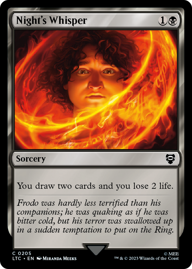 Image of Night's Whisper (LTC-205) - Tales of Middle-earth Commander