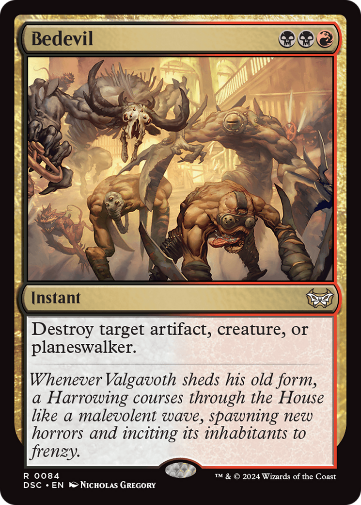 Image of Bedevil (DSC-084) - Duskmourn: House of Horror Commander